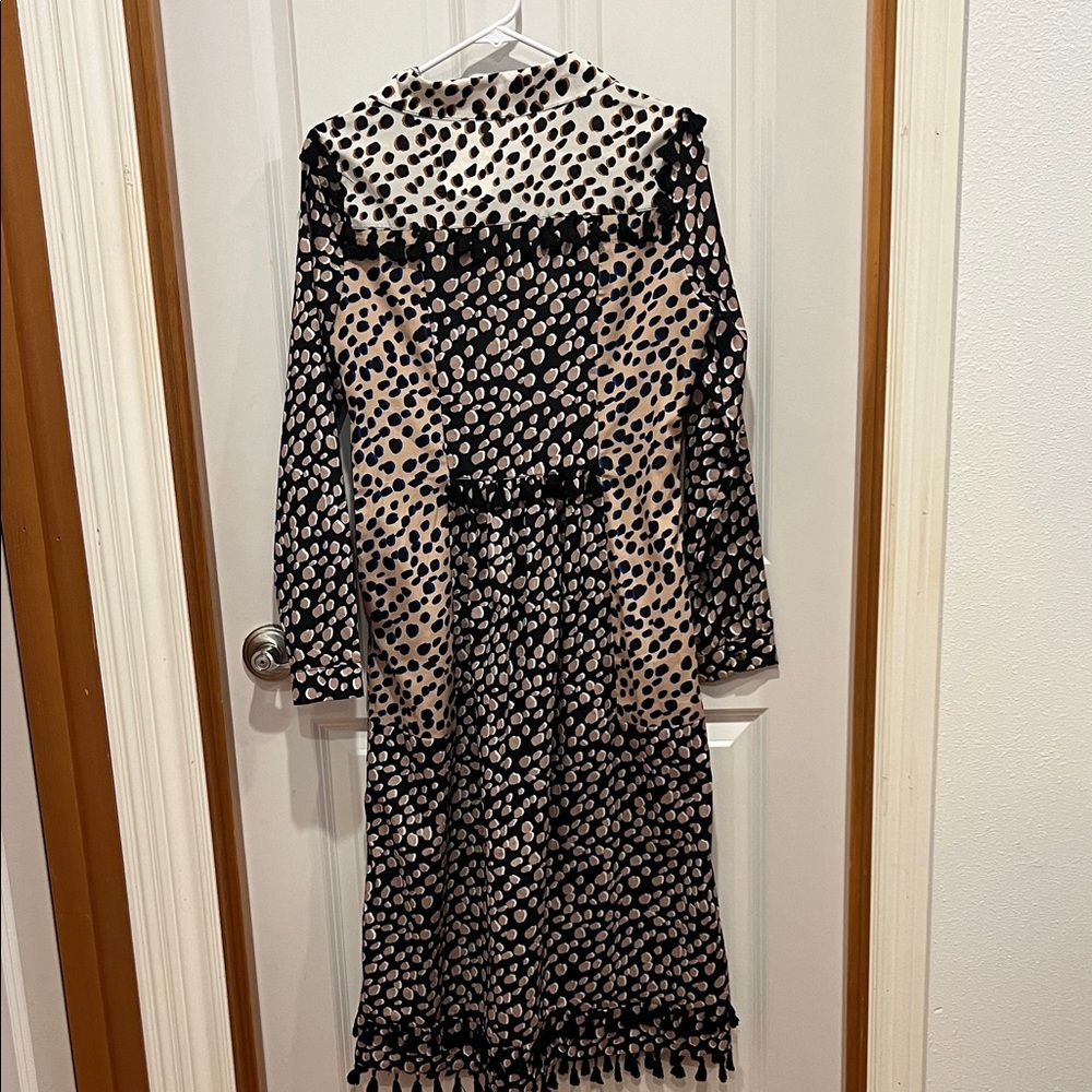 Never Fully Dressed Black and White Midi Dress - Picture 8 of 8